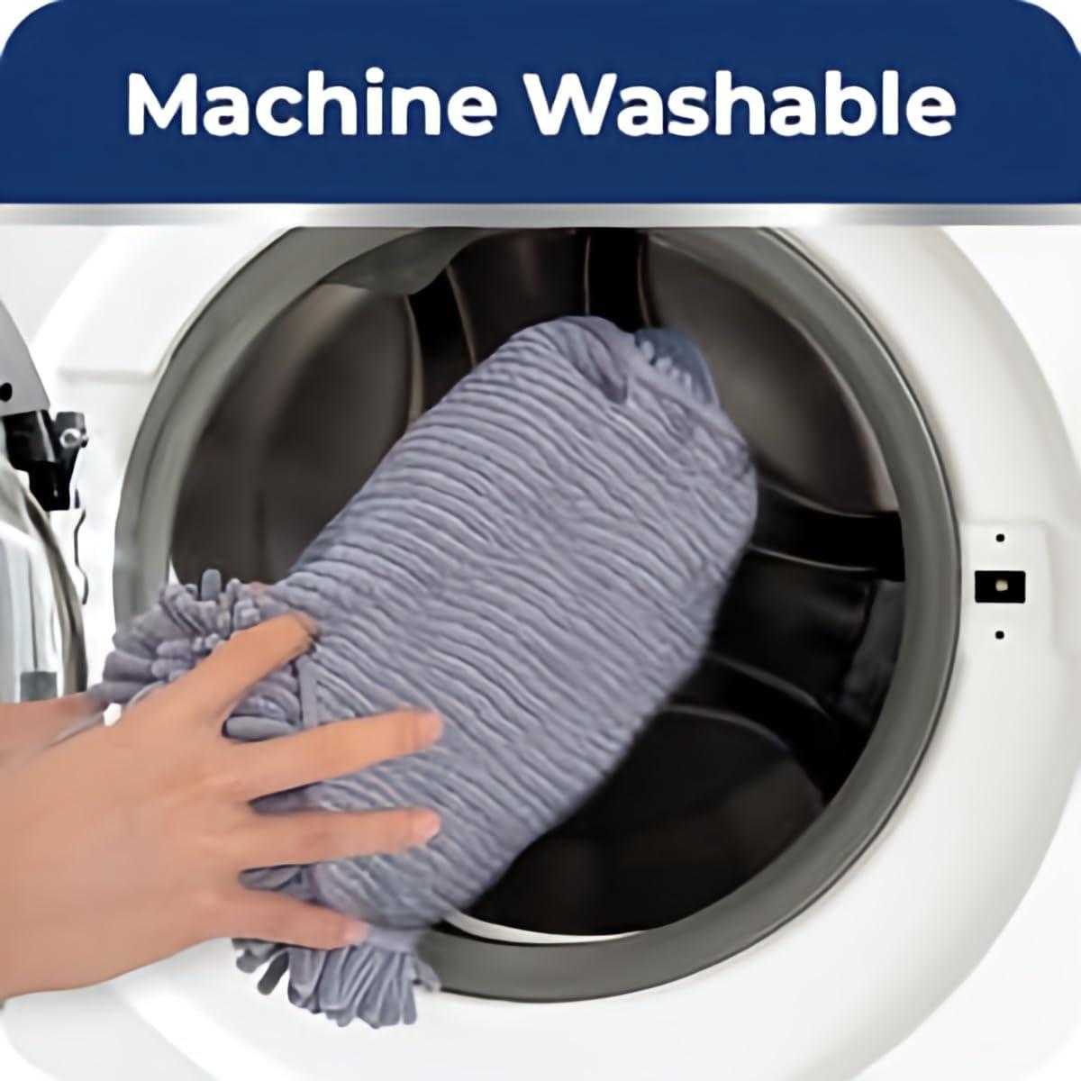 imageMuddy Mat Doggy Dryer Highly Absorbent Microfiber Washable Dog Shammy Quick Drying Towel Absorber Extra Soft Plush Wrap Chenille Bath Towels to Dry Soggy Large Pets ampamp Small Puppy BeigeGrey