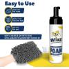 Muddy Mat® Wizz Paw Foam & Grooming Mitt + Pet Shampoo – No-Rinse Paw Cleaner for Dogs Large & Small, Aloe Vera & Oatmeal Dog Shampoo for Itchy Skin Relief, Smelly Dogs & Sensitive Coats