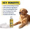 Muddy Mat® Wizz Pet Shampoo for Dogs & Cats – Aloe Vera & Oatmeal Dog Shampoo for Itchy Skin Relief, Smelly Dogs & Sensitive Coats – Natural, Alcohol & Paraben Free – Puppy Shampoo, 17 oz