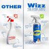 Muddy Mat® Wizz Stain & Odor Remover for strong odor of Cat & Dog Pee Cleaner, Pet urine odor eliminator, Remove strain and Odor from carpets, fabric, clothing, furniture & Pets – 24oz Spray