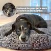 Muddy Mat® Cloud K-9 Bed for Dogs & Cats, Soft & Relaxing Round Dog Bed, Chenille Material, Removable Cover, Washable & Dryer Safe–Grey Large(40’x40′)(Grey)