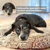 Muddy Mat® Cloud K-9 Bed for Dogs & Cats, Soft & Relaxing Round Dog Bed, Chenille Material, Removable Cover, Washable & Dryer Safe–Grey Large(40’x40′)(Beige)