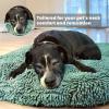 Muddy Mat® Cloud K-9 Bed for Dogs & Cats, Soft & Relaxing Round Dog Bed, Chenille Material, Removable Cover, Washable & Dryer Safe–Grey Large(40’x40′)(Seafoam Green)