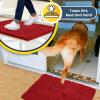 Muddy Mat® Pack of 5 Highly Absorbent Microfiber Door Mat and Pet Rug Non Slip Thick Washable Area and Bath Mat Soft Chenille for Kitchen Bathroom Bedroom Indoor and Outdoor – (Sizes S to XXL)