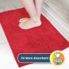Muddy Mat® Pack of 5 Highly Absorbent Microfiber Door Mat and Pet Rug Non Slip Thick Washable Area and Bath Mat Soft Chenille for Kitchen Bathroom Bedroom Indoor and Outdoor – (Sizes S to XXL)