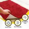 Muddy Mat® Pack of 5 Highly Absorbent Microfiber Door Mat and Pet Rug Non Slip Thick Washable Area and Bath Mat Soft Chenille for Kitchen Bathroom Bedroom Indoor and Outdoor – (Sizes S to XXL)