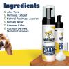 Muddy Mat® Wizz Paw Foam + Pet Shampoo – No-Rinse Paw Cleaner for Dogs Large & Small & Aloe Vera & Oatmeal Dog Shampoo for Itchy Skin Relief, Smelly Dogs & Sensitive Coats – 7 fl oz + 17 oz