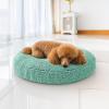 Muddy Mat® Cloud K-9 Bed for Dogs & Cats, Soft & Relaxing Round Dog Bed, Chenille Material, Removable Cover, Washable & Dryer Safe–Grey Large(40’x40′)(Seafoam Green)