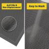 Muddy Mat® Mesh Quick-Dry Door Mat – Heavy-Duty, Dirt Trapper for Outdoor & Indoor Use, Ideal for Entrance, Mudrooms, Patios, and Garages, Low-Profile, Non-Slip, Washable – Orange 23″x35″x0.4″(Grey)