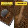 Muddy Mat® Mesh Quick-Dry Door Mat – Heavy-Duty, Dirt Trapper for Outdoor & Indoor Use, Ideal for Entrance, Mudrooms, Patios, and Garages, Low-Profile, Non-Slip, Washable – Orange 23″x35″x0.4″(Orange)