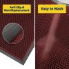 Muddy Mat® Mesh Quick-Dry Door Mat – Heavy-Duty, Dirt Trapper for Outdoor & Indoor Use, Ideal for Entrance, Mudrooms, Patios, and Garages, Low-Profile, Non-Slip, Washable – Orange 23″x35″x0.4″(Red)