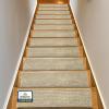 Muddy Mat® Pack of 8 – Soft Chenille Stair Treads Non-Slip Reusable, Super Absorbent Stair Treads for Wooden Steps, Tile & Marble Floor, Easy to Install & Machine Washable – Grey 30” x 7”(Beige)
