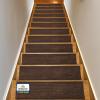 Muddy Mat® Pack of 8 – Soft Chenille Stair Treads Non-Slip Reusable, Super Absorbent Stair Treads for Wooden Steps, Tile & Marble Floor, Easy to Install & Machine Washable – Grey 30” x 7”(Chocolate Brown)