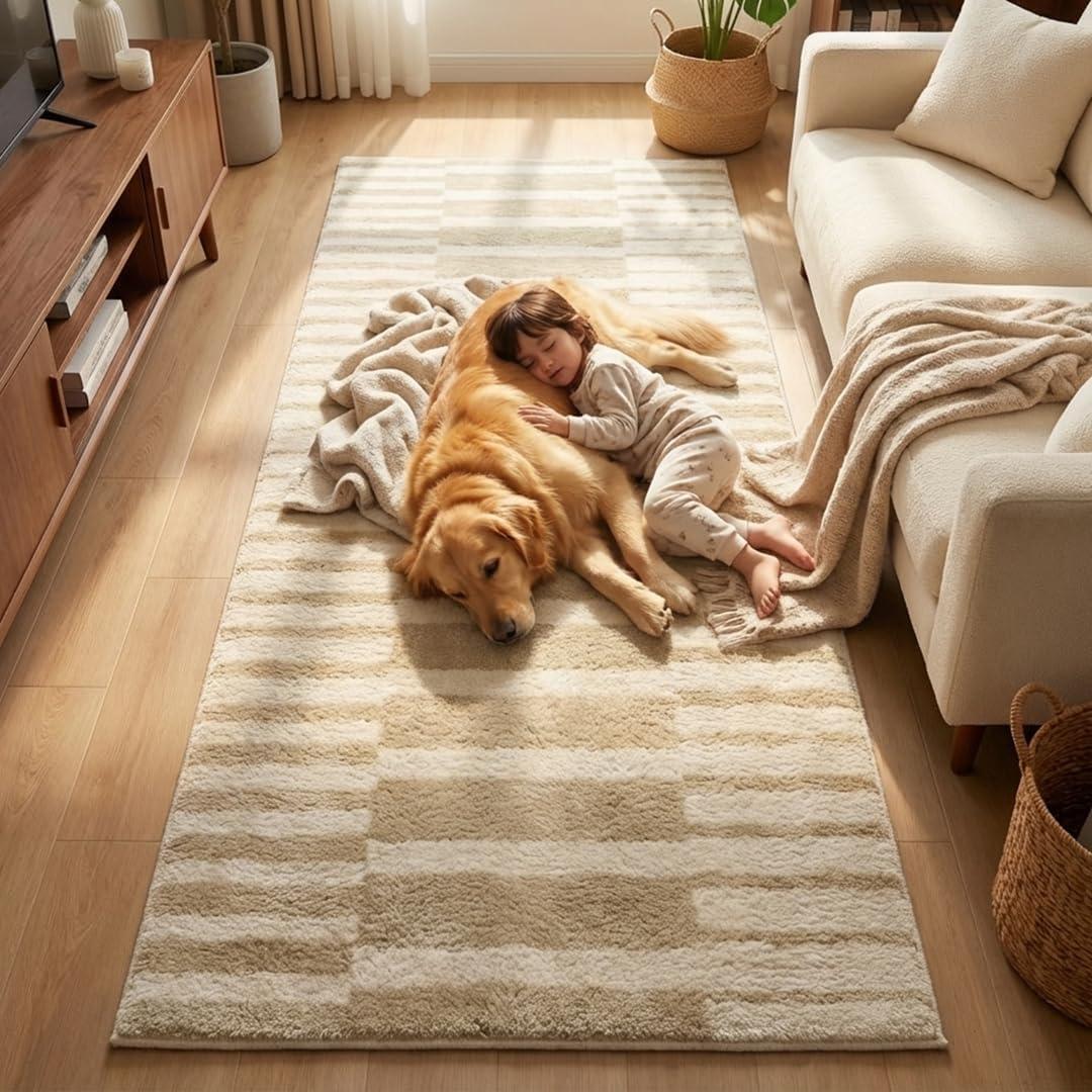 image:imageMuddy Mat Floral Multicolor 3x5 Boho Area Rug Washable Area Rugs for Living Room Bedroom amp Dining Room Modern Soft Low Pile Non Slip Carpet Pet Friendly Waterproof Foldable Rugs for HomeCreamline