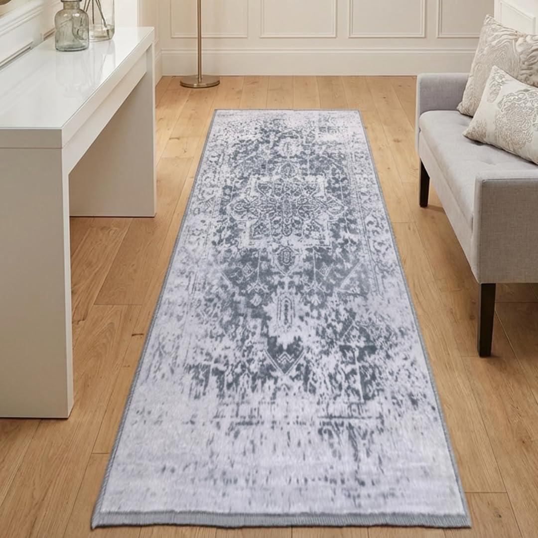 image:imageMuddy Mat Floral Multicolor 3x5 Boho Area Rug Washable Area Rugs for Living Room Bedroom amp Dining Room Modern Soft Low Pile Non Slip Carpet Pet Friendly Waterproof Foldable Rugs for HomeFrostbell