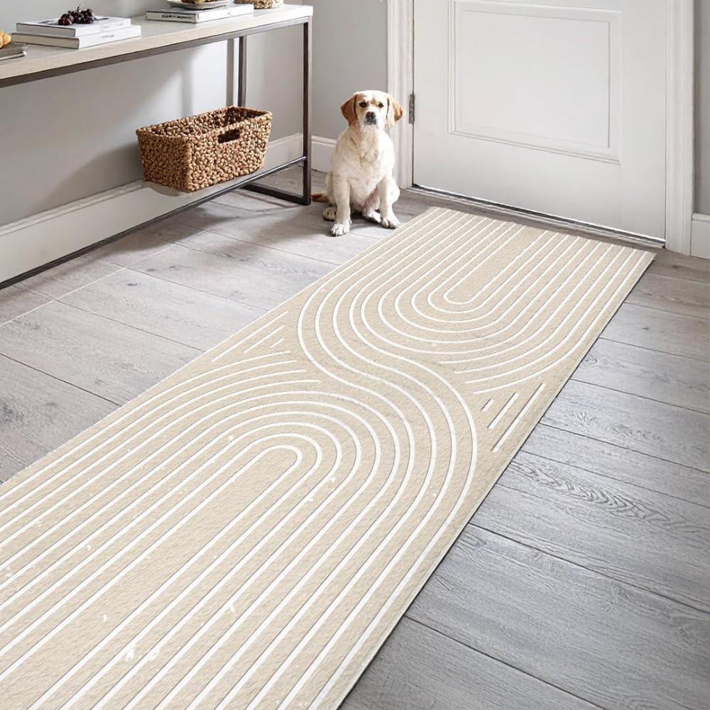 image:imageMuddy Mat Floral Multicolor 3x5 Boho Area Rug Washable Area Rugs for Living Room Bedroom amp Dining Room Modern Soft Low Pile Non Slip Carpet Pet Friendly Waterproof Foldable Rugs for HomeMaze