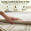 Muddy Mat® Floral Multicolor 3×5 Boho Area Rug – Washable Area Rugs for Living Room, Bedroom & Dining Room – Modern Soft Low Pile Non Slip Carpet – Pet Friendly Waterproof Foldable Rugs for Home(Tribal)
