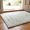 Muddy Mat® Floral Multicolor 3×5 Boho Area Rug – Washable Area Rugs for Living Room, Bedroom & Dining Room – Modern Soft Low Pile Non Slip Carpet – Pet Friendly Waterproof Foldable Rugs for Home(Creamline)