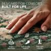 Muddy Mat® Floral Multicolor 3×5 Boho Area Rug – Washable Area Rugs for Living Room, Bedroom & Dining Room – Modern Soft Low Pile Non Slip Carpet – Pet Friendly Waterproof Foldable Rugs for Home(Eden)