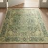 Muddy Mat® Floral Multicolor 3×5 Boho Area Rug – Washable Area Rugs for Living Room, Bedroom & Dining Room – Modern Soft Low Pile Non Slip Carpet – Pet Friendly Waterproof Foldable Rugs for Home(Majestic)