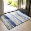Muddy Mat® Floral Multicolor 3×5 Boho Area Rug – Washable Area Rugs for Living Room, Bedroom & Dining Room – Modern Soft Low Pile Non Slip Carpet – Pet Friendly Waterproof Foldable Rugs for Home(Horizon)