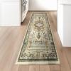 Muddy Mat® Floral Multicolor 3×5 Boho Area Rug – Washable Area Rugs for Living Room, Bedroom & Dining Room – Modern Soft Low Pile Non Slip Carpet – Pet Friendly Waterproof Foldable Rugs for Home(Floral)