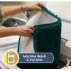 Muddy Mat® | Super Absorbent Door Mat Indoor, Microfiber Quick Dry Chenille Entryway Rug, Non-Slip Front Door Mat, Indoor Mats for Entryway, Machine Washable Pet Rug, Navy Blue 28″x18″(Teal)