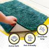 Muddy Mat® | Super Absorbent Door Mat Indoor, Microfiber Quick Dry Chenille Entryway Rug, Non-Slip Front Door Mat, Indoor Mats for Entryway, Machine Washable Pet Rug, Navy Blue 28″x18″(Teal)