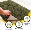 Muddy Mat® | Super Absorbent Door Mat Indoor, Microfiber Quick Dry Chenille Entryway Rug, Non-Slip Front Door Mat, Indoor Mats for Entryway, Machine Washable Pet Rug, Navy Blue 28″x18″(Army Green)