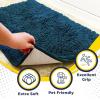 Muddy Mat® | Super Absorbent Door Mat Indoor, Microfiber Quick Dry Chenille Entryway Rug, Non-Slip Front Door Mat, Indoor Mats for Entryway, Machine Washable Pet Rug, Navy Blue 28″x18″(Atlantic Blue)
