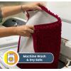 Muddy Mat® | Super Absorbent Door Mat Indoor, Microfiber Quick Dry Chenille Entryway Rug, Non-Slip Front Door Mat, Indoor Mats for Entryway, Machine Washable Pet Rug, Navy Blue 28″x18″(Maroon)