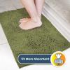 Muddy Mat® | Super Absorbent Door Mat Indoor, Microfiber Quick Dry Chenille Entryway Rug, Non-Slip Front Door Mat, Indoor Mats for Entryway, Machine Washable Pet Rug, Navy Blue 28″x18″(Army Green)