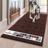 Muddy Mat® | Super Absorbent Door Mat Indoor, Microfiber Quick Dry Chenille Entryway Rug, Non-Slip Front Door Mat, Indoor Mats for Entryway, Machine Washable Pet Rug, Navy Blue 28″x18″(Chocolate Brown)