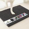 Muddy Mat® | Super Absorbent Door Mat Indoor, Microfiber Quick Dry Chenille Entryway Rug, Non-Slip Front Door Mat, Indoor Mats for Entryway, Machine Washable Pet Rug, Navy Blue 28″x18″(Charcoal)