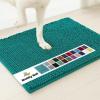 Muddy Mat® | Super Absorbent Door Mat Indoor, Microfiber Quick Dry Chenille Entryway Rug, Non-Slip Front Door Mat, Indoor Mats for Entryway, Machine Washable Pet Rug, Navy Blue 28″x18″(Teal)