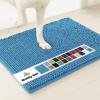 Muddy Mat® | Super Absorbent Door Mat Indoor, Microfiber Quick Dry Chenille Entryway Rug, Non-Slip Front Door Mat, Indoor Mats for Entryway, Machine Washable Pet Rug, Navy Blue 28″x18″(Sky Blue)