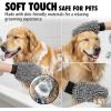 Muddy Mat® Dog Washing Gloves – Dual-Sided Pet Grooming Mitt with TPR Brush & Chenille Microfiber – Dog Wash Mitt for Bathing, Shedding & Hair Removal – Pet Bath Gloves for All Coat Types