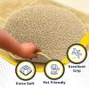 Muddy Mat® Shown on TV – Super Absorbent Microfiber Dog Door Mat for Muddy Paws, Non-Slip Washable Pet Rug, Quick Dry Chenille Entryway Carpet, Machine Washable Indoor Outdoor Mat, Black Round 6ft(Beige)