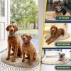 Muddy Mat® Shown on TV – Super Absorbent Microfiber Dog Door Mat for Muddy Paws,Non-Slip Washable Pet Rug,Quick Dry Chenille Entryway Carpet,Machine Washable, AtlanticBlue Oval 3ft x 5ft(Beige)