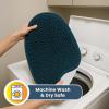 Muddy Mat® Shown on TV – Super Absorbent Microfiber Dog Door Mat for Muddy Paws,Non-Slip Washable Pet Rug,Quick Dry Chenille Entryway Carpet,Machine Washable, AtlanticBlue Oval 3ft x 5ft(Atlantic Blue)