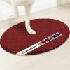 Muddy Mat® Shown on TV – Super Absorbent Microfiber Dog Door Mat for Muddy Paws,Non-Slip Washable Pet Rug,Quick Dry Chenille Entryway Carpet,Machine Washable, AtlanticBlue Oval 3ft x 5ft(Red)