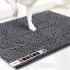 Muddy Mat® 2-in-1 Set: AS-SEEN-ON-TV Grey Microfiber Door Mat (30″X19″) & Doggy Dryer Plush Shammy Towel – Non-Slip, Washable & Highly Absorbent Solutions for Soggy Paws & Clean Floors