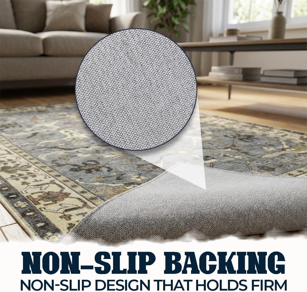 image:imageMuddy Mat Muddy Carpet Cipher 5ft x 7ft Washable Area Rugs for Living Room Bedroom amp Dining Room Modern Soft Low Pile Non Slip Carpet Pet Friendly Waterproof Foldable Rugs for HomeDuskfall