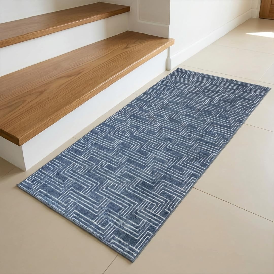 image:imageMuddy Mat Muddy Carpet Cipher 5ft x 7ft Washable Area Rugs for Living Room Bedroom amp Dining Room Modern Soft Low Pile Non Slip Carpet Pet Friendly Waterproof Foldable Rugs for HomeCipher