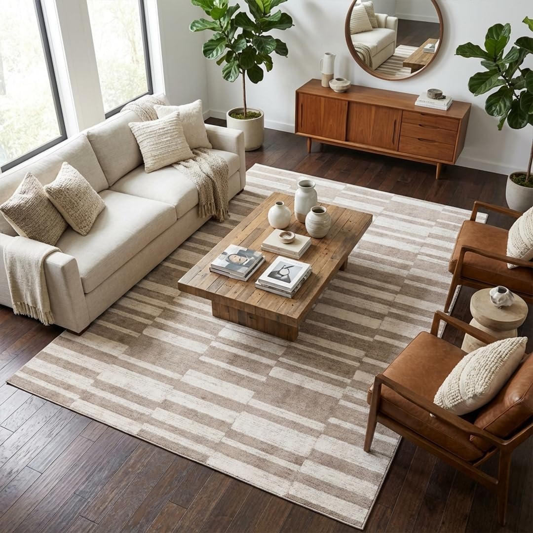 image:imageMuddy Mat Muddy Carpet Cipher 5ft x 7ft Washable Area Rugs for Living Room Bedroom amp Dining Room Modern Soft Low Pile Non Slip Carpet Pet Friendly Waterproof Foldable Rugs for HomeBrickline