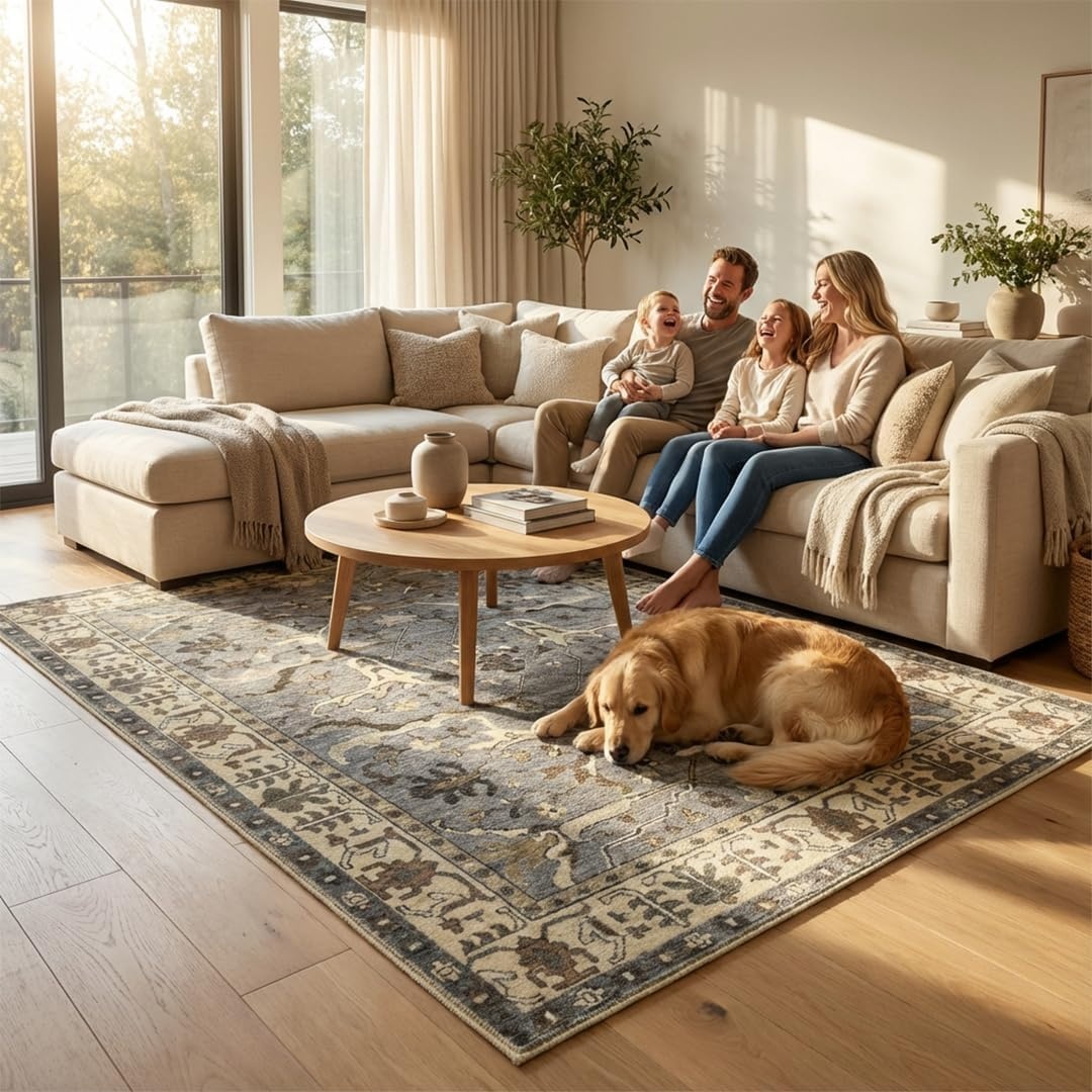 image:imageMuddy Mat Muddy Carpet Cipher 5ft x 7ft Washable Area Rugs for Living Room Bedroom amp Dining Room Modern Soft Low Pile Non Slip Carpet Pet Friendly Waterproof Foldable Rugs for HomeDuskfall