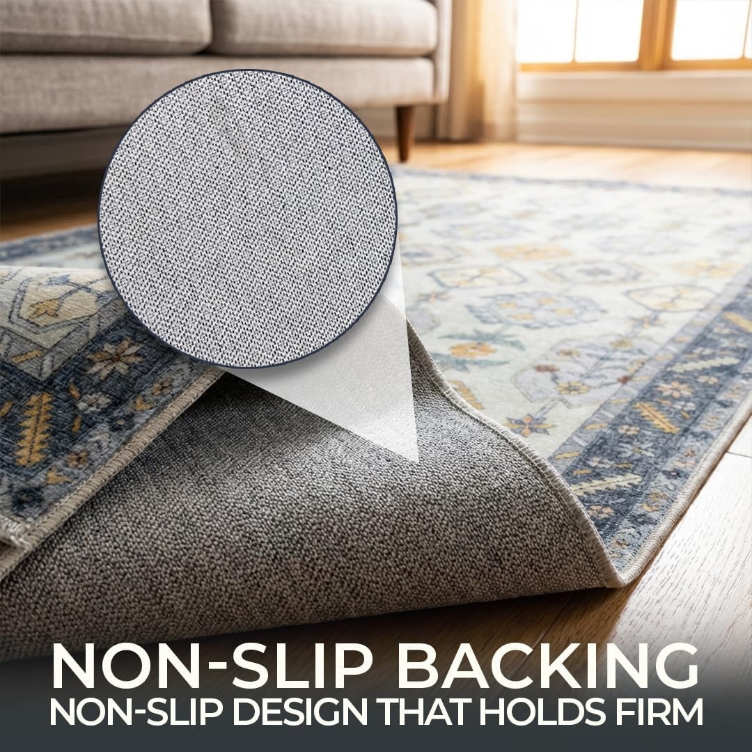 image:imageMuddy Mat Muddy Carpet Cipher 5ft x 7ft Washable Area Rugs for Living Room Bedroom amp Dining Room Modern Soft Low Pile Non Slip Carpet Pet Friendly Waterproof Foldable Rugs for HomeCeleste