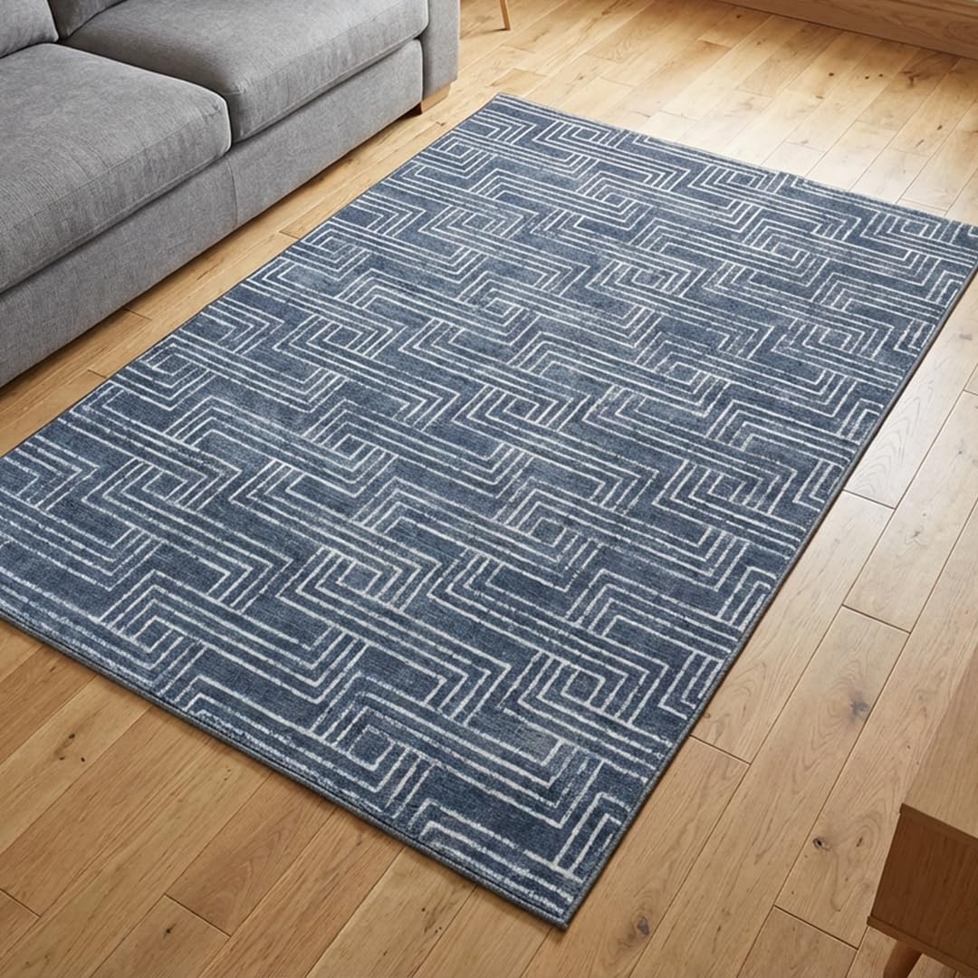 image:imageMuddy Mat Muddy Carpet Cipher 5ft x 7ft Washable Area Rugs for Living Room Bedroom amp Dining Room Modern Soft Low Pile Non Slip Carpet Pet Friendly Waterproof Foldable Rugs for HomeCipher