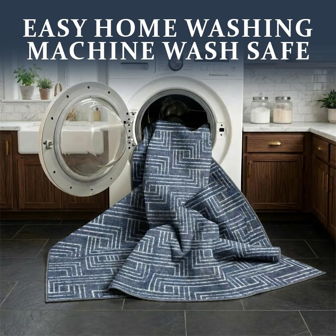 image:imageMuddy Mat Muddy Carpet Cipher 5ft x 7ft Washable Area Rugs for Living Room Bedroom amp Dining Room Modern Soft Low Pile Non Slip Carpet Pet Friendly Waterproof Foldable Rugs for HomeCipher