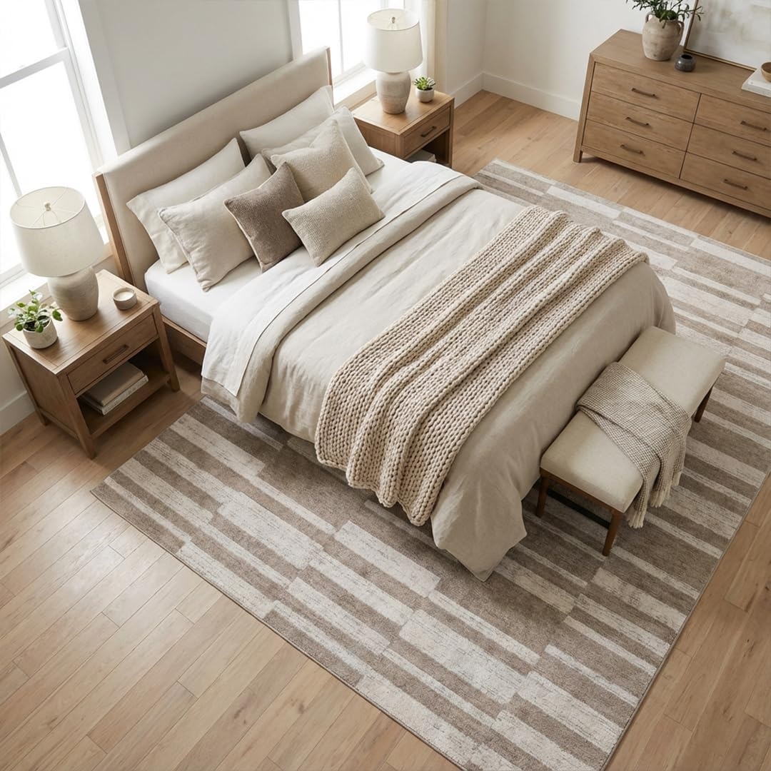 image:imageMuddy Mat Muddy Carpet Cipher 5ft x 7ft Washable Area Rugs for Living Room Bedroom amp Dining Room Modern Soft Low Pile Non Slip Carpet Pet Friendly Waterproof Foldable Rugs for HomeBrickline